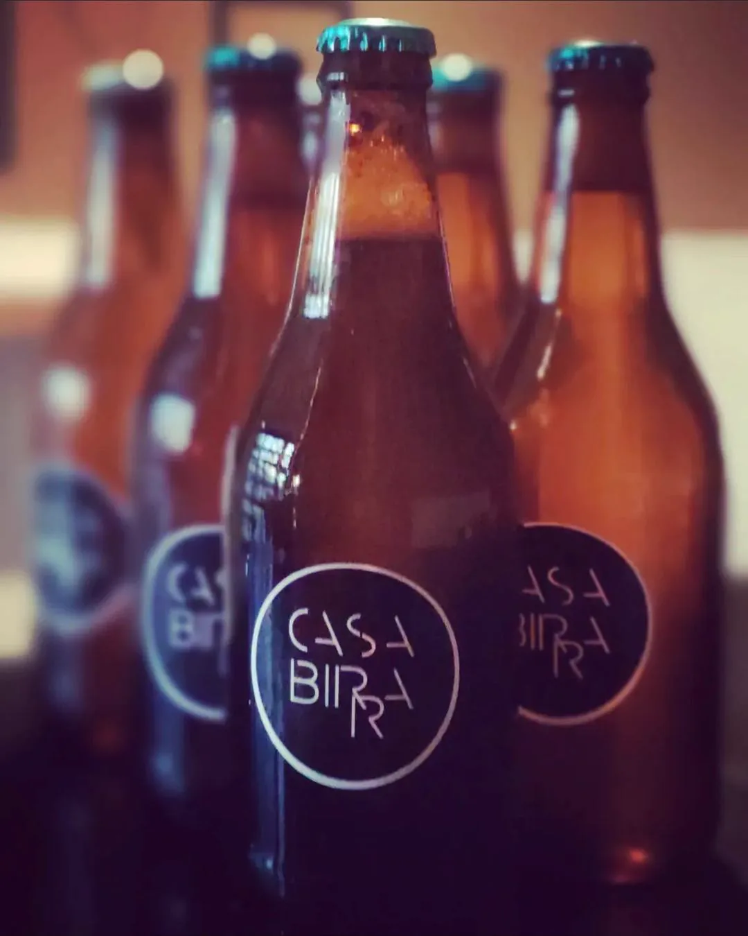 Botellas de cerveza artesanal Casa Birra