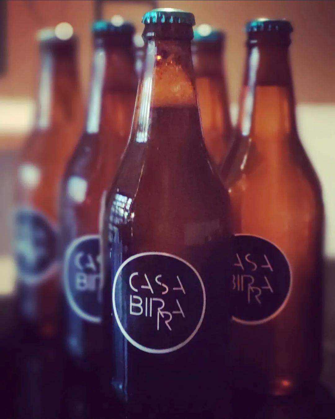 Botellas de cerveza artesanal Casa Birra