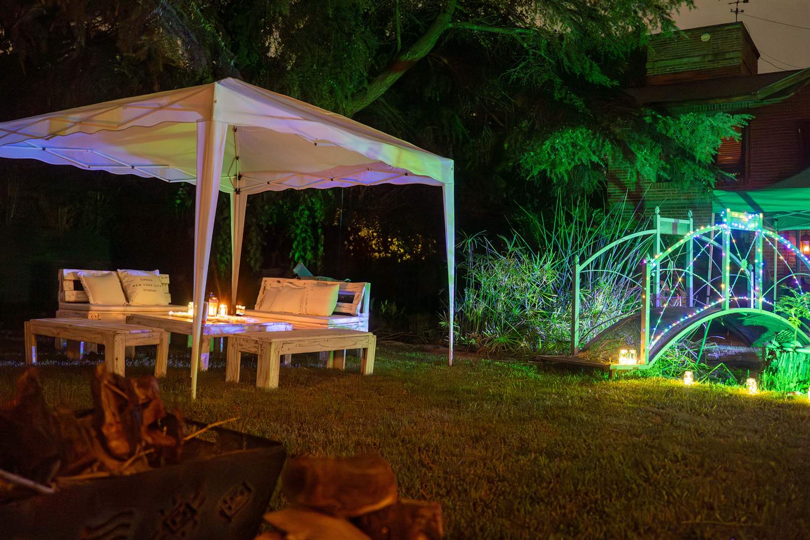 Ambiente nocturno en Sendero Leloir